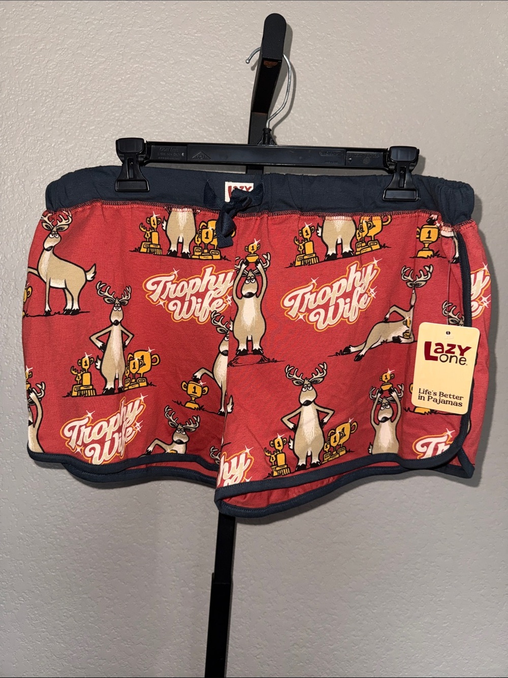 Lazy One Trophy Wife Shorts XL NWT